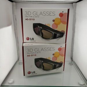 LG 3D Rechargeable Glasses AG-S100 for LG 3D TV Lot 2 NOB